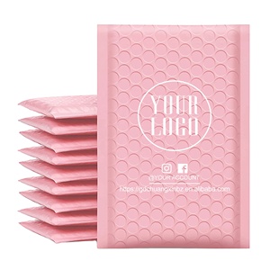 <b>Nude</b> Plymor Red Mail Bag Shipping Plastic Bubble Mailer Padded Envelope Postal Packages - Product Image 1