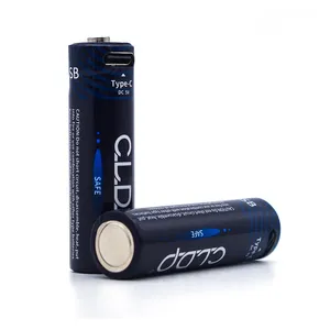 Cldp ricarica USB di tipo C ad alta capacità batteria aa ventola elettrica portatile batterie di ricarica aa