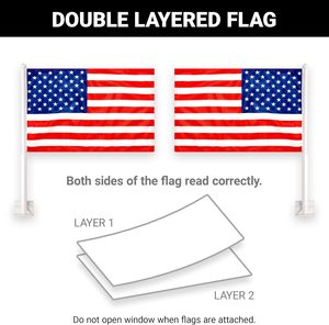 Bandera Personalizada de Coche Deportivo Danubio-Suabia, Impresa por Ambos Lados, Incluye Asta, Bandera para Ventana de Coche para Celebraciones y Festivales - Product Image 5