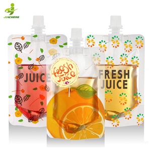 Tùy chỉnh in bao bì nhựa đồ uống sữa chua Sữa nước trái cây túi đứng lên bóp chất lỏng vòi túi với nắp - Product Image 4