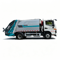 Camion compacteur de déchets JAC Junling E3 à châssis, compression hydraulique, couleur personnalisée, émissions conformes aux normes, direct usine