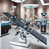 Table d'opération réglable manuelle en acier inoxydable pour urologie, obstétrique, chirurgie générale, table d'opération hydraulique