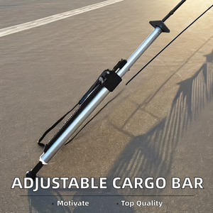 समायोज्य 89 ''-104'' स्टील कार्गो बार भारी शुल्क भार स्थिरीकरण 309 एलबीएस क्षमता कार्गो राटचिंग जैक पिकअप ट्रक बिस्तर ट्रेलर - Product Image 6
