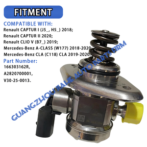 Pompe à carburant haute pression pour Mercedes-Benz C118 CLA Renault 1.3 TCe Captur Clio <span class=keywords><strong>Megane</strong></span> Talisman Oroch A2820700001 166303162R - Product Image 2