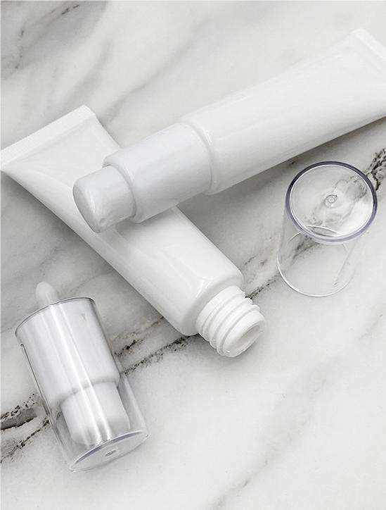 White Tube+White Cap