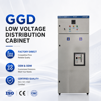 Gabinete de Distribución de Energía de Baja Tensión GGD, CA 380V 400V 3150A, Panel de Distribución Fijo, LV MBD para Subestación Industrial