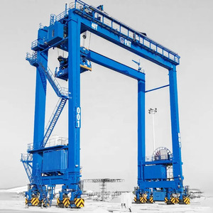 גומי Girlder גומי מיכל מנוף <span class=keywords><strong>rtg</strong></span> 35 טון מיכל נייד טון מנוף עם spreader - Product Image 6