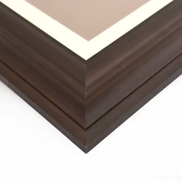 Marco de Fotos Rectangular B&C ART Q7760, Tamaño Personalizado 11x14, Diseño Moderno, Madera Marrón Resistente, Hecho en Guangdong