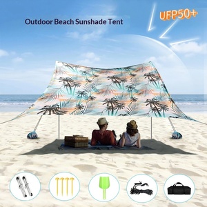 Carpa de Camping Portátil para Exteriores, de Aleación de Aluminio y Lycra, con Toldo Impreso, Resistente al Sol y al Viento, para Acampar - Product Image 2