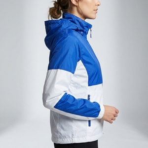Chaqueta Cortavientos Impermeable para Hombre, de Secado Rápido, para Lluvia, Tallas Grandes, Personalizable, OEM, Venta al Por Mayor, Precio Bajo, Poliéster y Nailon - Product Image 3