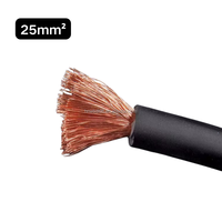 Câble d'alimentation basse tension H01N2-D 50mm² Câble de soudage 4/0AWG 2/0 1/0AWG Câble en cuivre flexible