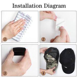 Şeffaf Akrilik Su Geçirmez Beyzbol Şapkası Rafı Takı Saklama Düzenleyici Sergi Standı Oturma Odası Yatak Odası İçin - Product Image 4