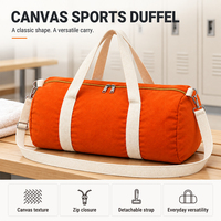 Sac de sport en toile personnalisable avec poignées, couleurs variées, durable, idéal pour la gym, les voyages courts, l'entraînement en extérieur