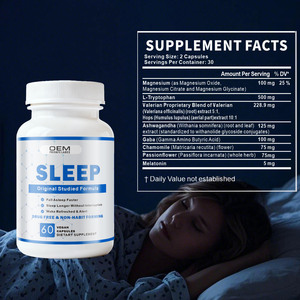 Capsule di Melatonina per il Sonno a Marchio Privato OEM, Integratore Alimentare per Migliorare la Qualità del Sonno, la Memoria e il Sistema Immunitario - Product Image 4