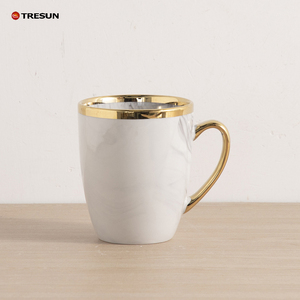 Electroplated Gold Porcelain Ceramic <b>Dinnerware</b> <b>Set</b> Classic Plates Party Modern Dishe Plate Dish Plate for Party Plates for Home - Product Image 2