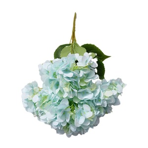 Bouquet de fleurs artificielles en soie Yixuan, hortensia français, décoration de mariage - Product Image 5