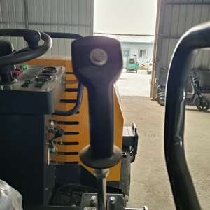 Double Drum Walk Behind Asphalt Road Mini Vibratory Roller with EPA Engine 70Hz <b>Vibration</b> Pump & Motor - Product Image 2