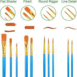 <span class=keywords><strong>Kit</strong></span> d'<span class=keywords><strong>artiste</strong></span> professionnel ensemble de peinture acrylique avec <span class=keywords><strong>chevalet</strong></span> en bois panneaux de toile brosses à cheveux en nylon plaques de peinture-pour les amateurs d'art - Product Image 2