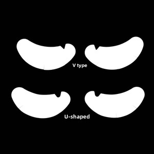 Bande adhésive pour <span class=keywords><strong>paupières</strong></span> en gel professionnelle en forme de V et de U |   Ruban isolant pour extensions de cils supérieures et inférieures – Indispensable pour les techniciennes en cils - Product Image 3