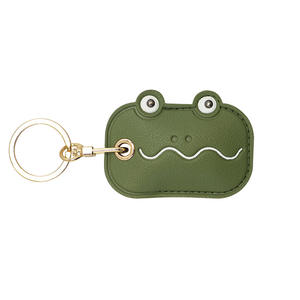 Logo personnalisé Cartoon carte d'accès étui en cuir porte-clés créatif mignon fille clé pendentif <span class=keywords><strong>sac</strong></span> suspendu cadeaux personnalisés - Product Image 1