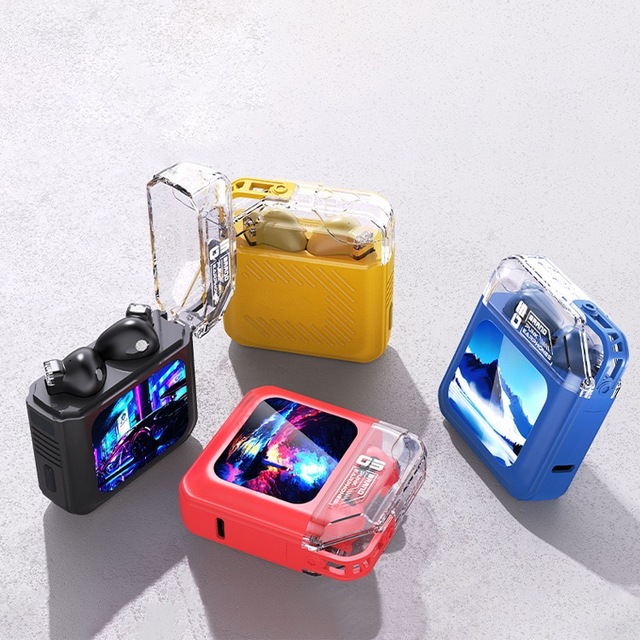 In-ear Headset Led Touch Screen Digital Display Bt Headphone Tws Auriculares Audifonos Wireless Earbuds S10 Color Touch Screen