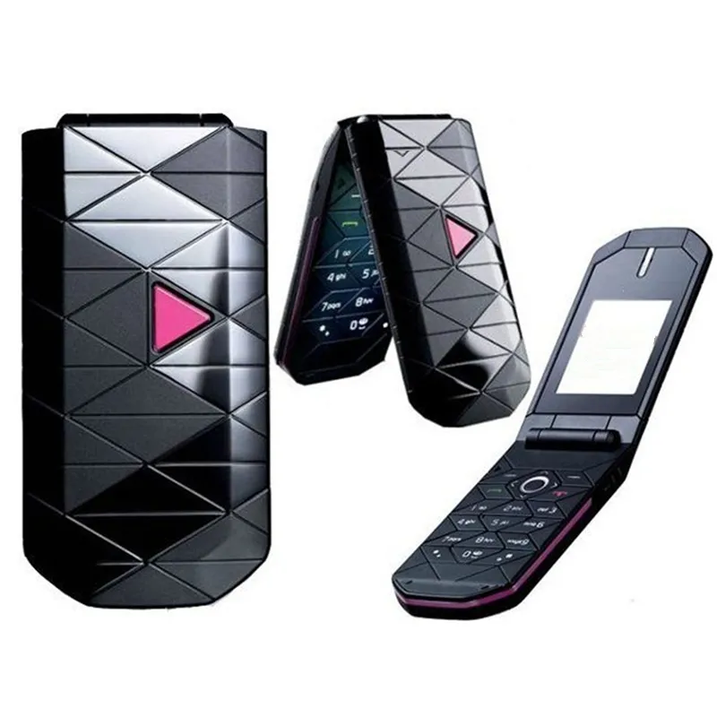 Сотовые телефоны, оптовые продажи, разблокированные функции, телефон 1,8 "2G GSM 700 mAh Для Nokia 7070, Раскладной телефон