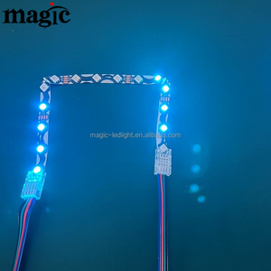 S loại 5V 12V thông minh IC pixel RGBW RGB ký thư gs8208 rt1809 sk6813 ws2815 uốn cong địa chỉ LED Strip ánh sáng - Product Image 3