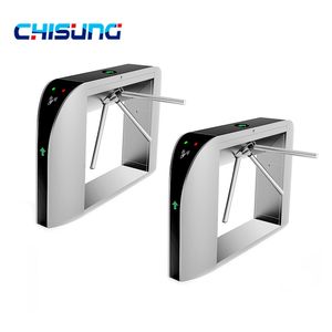 Porte de <span class=keywords><strong>portique</strong></span> de contrôle d'accès de tourniquet de trépied de pont de mécanisme semi-automatique de l'acier inoxydable 304 pour l'entrée de gymnase/bâtiment - Product Image 1