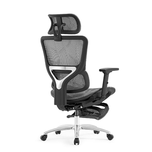Silla de Oficina para el Hogar con Reposapiés, Ergonómica, Giratoria, Reclinable y con Elevación - Product Image 6