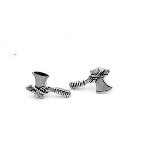 yunnique Retro Titanium Steel Axe <b>Stud</b> <b>Earrings</b> For Men And Women Fashion Geometric Design GZYE-EC0727 - Product Image 5