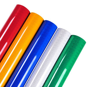 10 سنوات من الاكريليك بريزم الدقيقة عالية الكثافة بريزم عاكس لوحة لافتات الطريق فيلم عاكس - Product Image 1