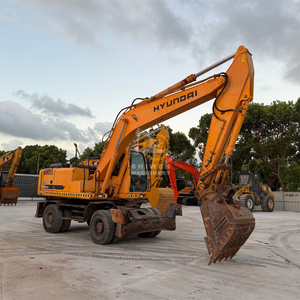 Excavadora de Ruedas Usada a Bajo Precio, HYUNDAI 210W-7 en SHIWEN, Excavadora de Minería de Segunda Mano HYUNDAI 210W 150W HW210 HW150, Envío Gratis - Product Image 1