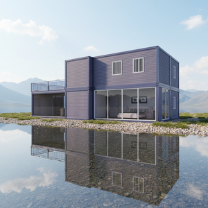 Fabricación de Casas Prefabricadas Modulares de Lujo de 20 pies, de 2 Pisos, Planos de Casas Modulares en Contenedores para Villas - Product Image 2