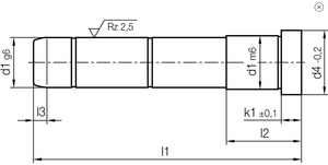 Pilar Guía de Precisión Z011, Pasador Guía de Ajuste Preciso, Acero Endurecido 1.0401 para Moldes de Inyección - Product Image 3