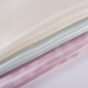 100% <span class=keywords><strong>Polyester</strong></span> tùy chỉnh mượt sáng bóng Organza vải cho thổ cẩm ăn mặc Hàng may mặc - Product Image 4