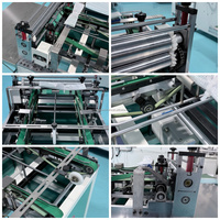 Machine à plier les couvertures rigides pour la fabrication de bibliothèques, avec fonction d'enveloppement double face
