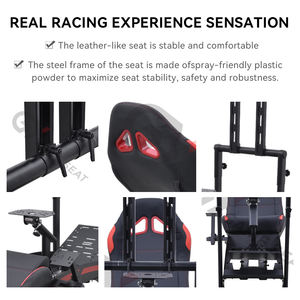 GY046-<span class=keywords><strong>4</strong></span> OEM ODM Asiento <span class=keywords><strong>de</strong></span> <span class=keywords><strong>Simulador</strong></span> <span class=keywords><strong>de</strong></span> Carreras para Juegos, Cabina <span class=keywords><strong>de</strong></span> Simulación <span class=keywords><strong>de</strong></span> Conducción <span class=keywords><strong>de</strong></span> Automóviles, Plataforma <span class=keywords><strong>de</strong></span> Simulación para Logitech Thrustmaster - Product Image 4