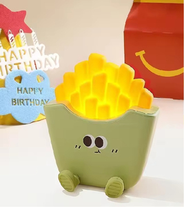 Lámpara Nocturna de Silicona con Forma de Papas Fritas, Temporizador de 30 Minutos, Lámpara Táctil para Mesita de Noche, Linda Decoración de Mesa, Regalos Divertidos para Niños, Lámpara para Lactancia - Product Image 3