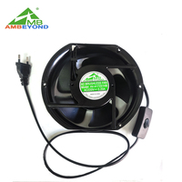 Ventilateur axial AC AMBEYOND 172x150x51mm 110V 220V à haut débit d'air, cadre en aluminium, ventilateur de refroidissement industriel pour armoire de soudage