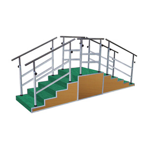Appareil d'entraînement manuel pour enfants, escalier d'entraînement bidirectionnel à hauteur réglable en acier, équipement de rééducation pour la correction de la marche et des membres inférieurs - Product Image 1