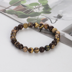 <span class=keywords><strong>Bracciale</strong></span> con perline in pietra naturale per <span class=keywords><strong>donna</strong></span> e uomo, <span class=keywords><strong>ametista</strong></span>, cristallo di quarzo, acquamarina, giada, agata, braccialetto elastico. - Product Image 4