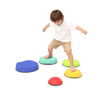 Circuito de Obstáculos para Niños, Entretenimiento Sensorial para Autismo, Bloques de Equilibrio para Saltar y Caminar, COLORES VARIADOS, Plástico Resistente e Impermeable