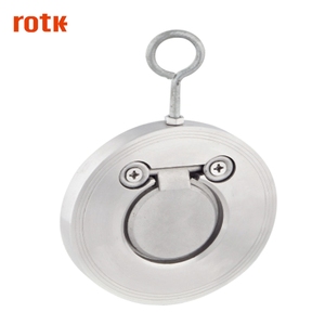 Đĩa đơn thép không gỉ <span class=keywords><strong>Swing</strong></span> kiểm tra Van hướng dẫn sử dụng điện <span class=keywords><strong>Wafer</strong></span> loại cho nước đôi đĩa không trở lại van mùa xuân kiểm tra van - Product Image 3