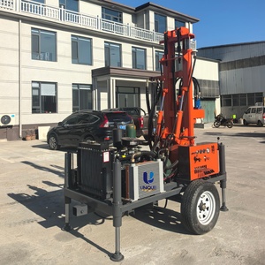 Factory Price 45KW Diesel <b>Mini</b> Water Well <b>Drilling</b> Rig Portable Max 160m Borehole <b>Drilling</b> Equipment Pump - Product Image 1