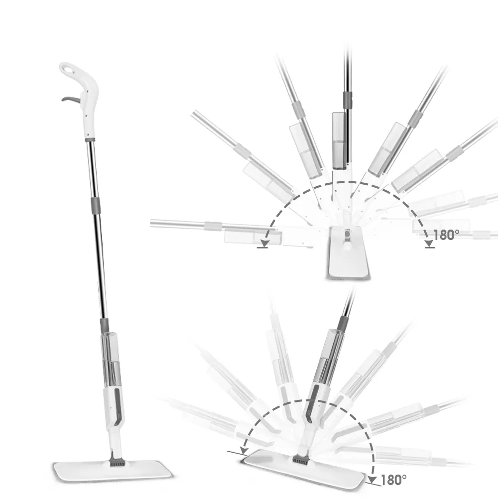 Высококачественные швабры Masthome из микрофибры с распылителем воды Swob 360, волшебные швабры, плоская Швабра для чистки пола с распылителем