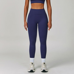 Leggings Deportivos para <span class=keywords><strong>Mujer</strong></span>, Diseño en V en la Espalda, Efecto Push-Up, Sin Costuras, Alta Elasticidad y Compresión, para Gimnasio, 2026 - Product Image 5