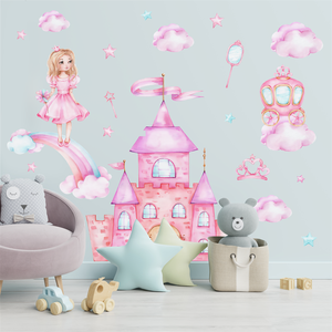 Vinilo Decorativo <span class=keywords><strong>de</strong></span> <span class=keywords><strong>Pared</strong></span> <span class=keywords><strong>de</strong></span> Príncipe y Princesa, Papel Tapiz <span class=keywords><strong>de</strong></span> Dibujos Animados <span class=keywords><strong>para</strong></span> Niños, Adhesivo Decorativo <span class=keywords><strong>para</strong></span> Sala <span class=keywords><strong>de</strong></span> Estar, Mural Autoadhesivo <span class=keywords><strong>para</strong></span> Fondo <span class=keywords><strong>de</strong></span> TV - Product Image 5