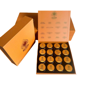 Vente en gros de pots en verre personnalisés de 16 oz, édition Havana Wholemeltz, avec boîte de présentation en bois - Product Image 2