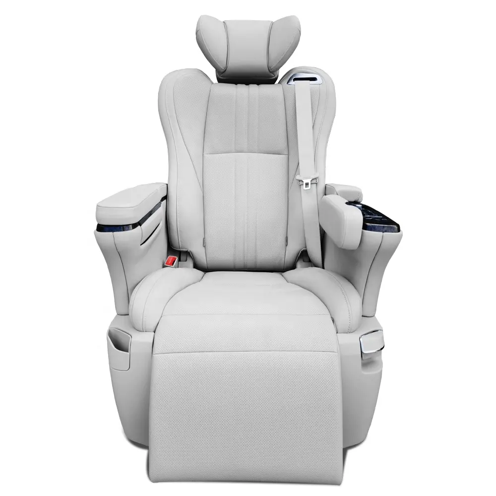 Elektrische Beins tütze USB-Ladegerät Luxus Leder VIP Van Sitze für den Umbau RV Limousine Van Minibus Wohnmobil Wohnmobil