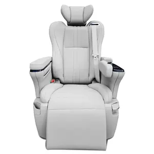 Electric Leg Support Usb Charger Luxury Leather VIP Van Seats For Conversion RV Limousine Van Minibus Motorhome Camper Van